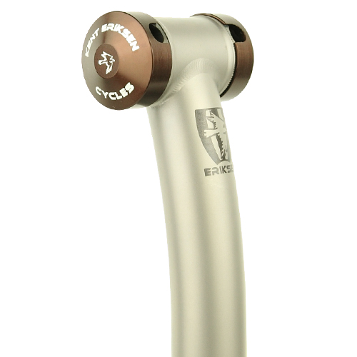 *KENT ERIKSEN* titanium seatpost (layback/brown)
