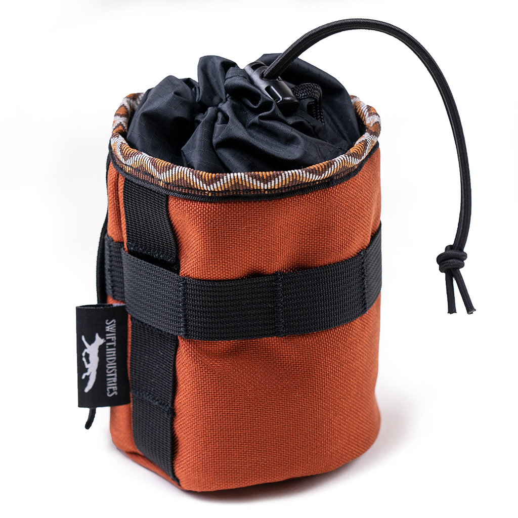 *SWIFT INDUSTRIES* camp and go slow side kick pouch (rust)