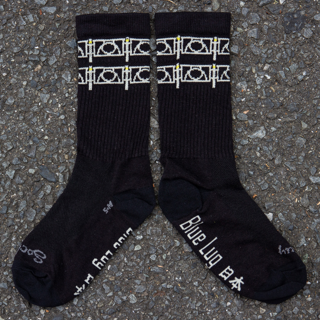 *SOCKGUY* guardrail socks (black)