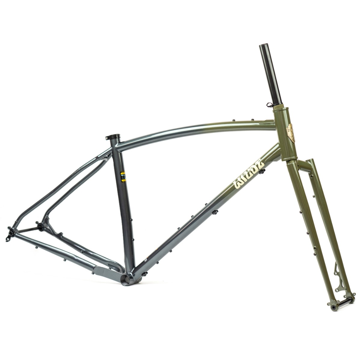 *WILDE* supertramp frame (sparkly green/grey)