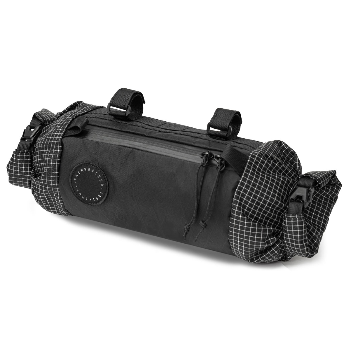 FAIRWEATHER HANDLEBAR BAG ＋ FAIRWEATHER* road bar bag (x-pac black) - BLUE LUG GLOBAL