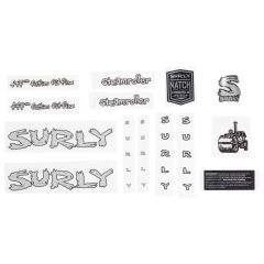 Surly Cross Check Frame Decal Set, with Scissors