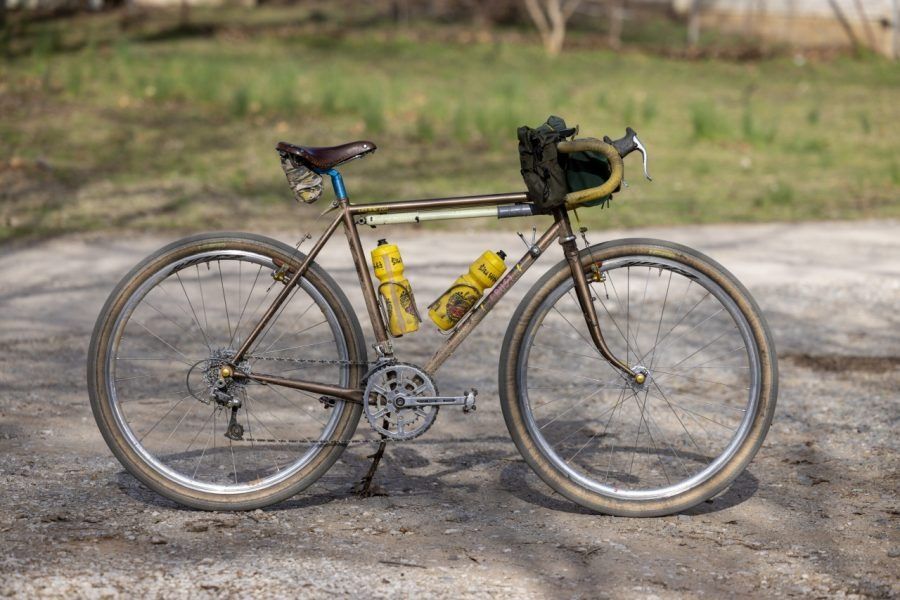 CRUST BIKES* canti brake lightning bolt frame (lilac) - BLUE