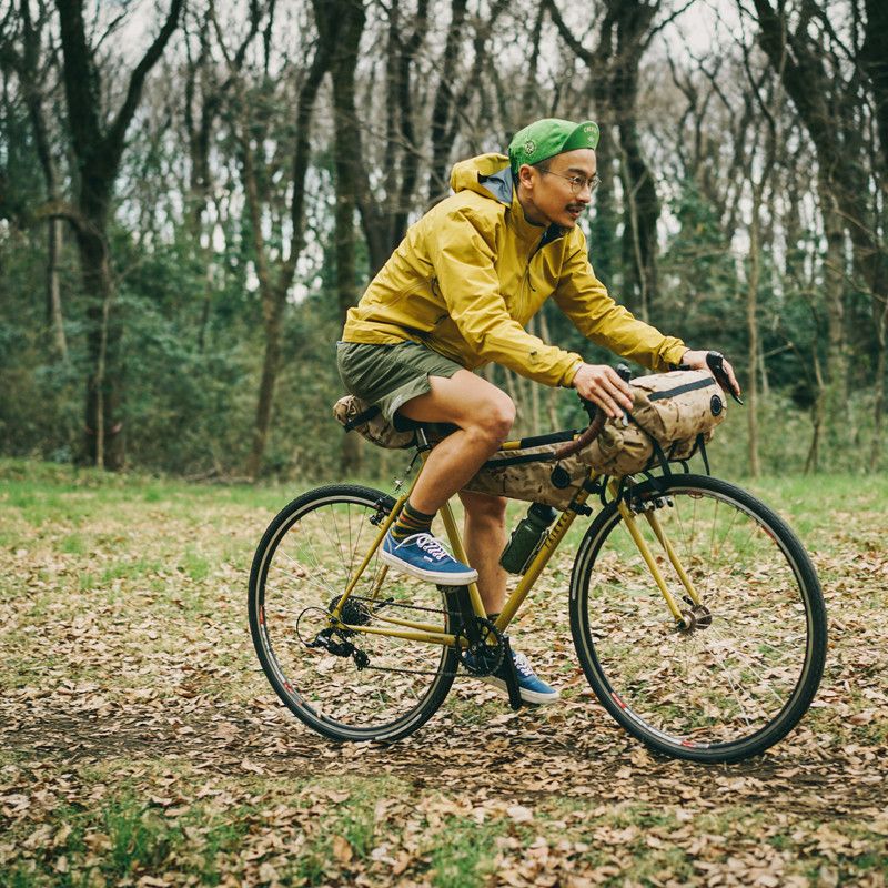 *FAIRWEATHER* handlebar bag + (black)