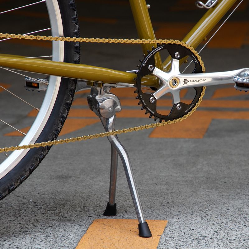 Pletscher double leg bottom bracket mount bicycle kickstand outlet