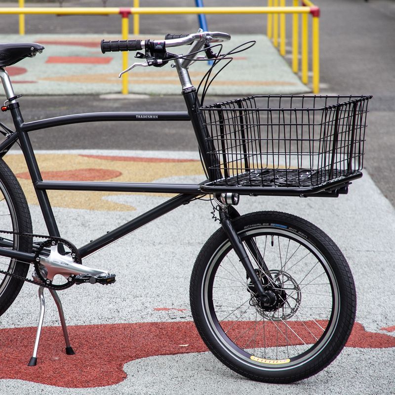Bicycle delivery top basket