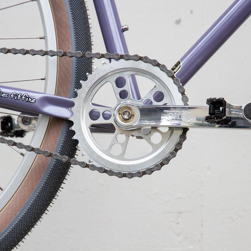 *WHITE INDUSTRIES* double/double chainring (silver)