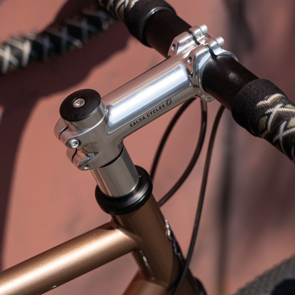 Silver sale stem bike