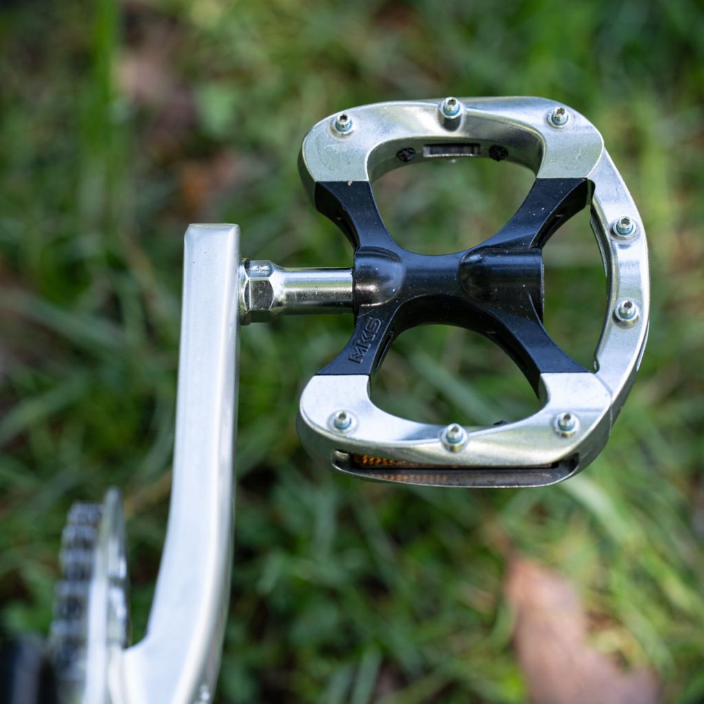 MKS* pretzel pedal BL special (black body/silver cage