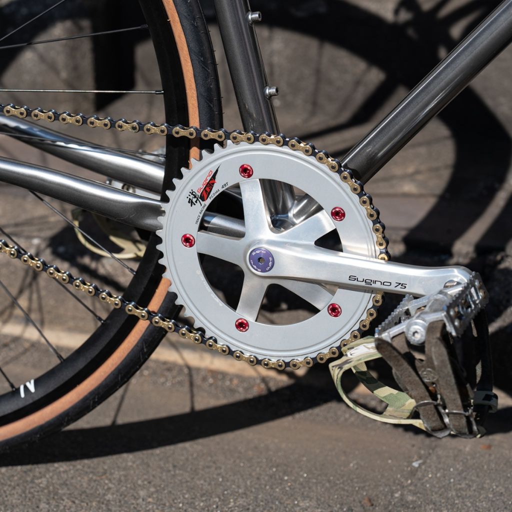 SUGINO* ZEN chainring (black) - BLUE LUG GLOBAL ONLINE STORE