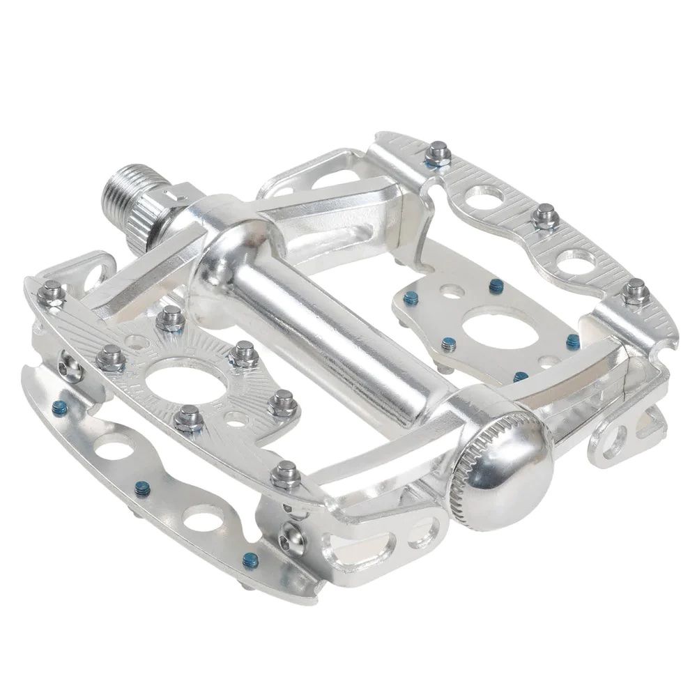 Silver hot sale bike pedals