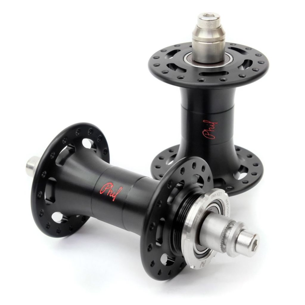 PHILWOOD mid flange SLR track hub set dull black BLUE LUG GLOBAL ONLINE STORE