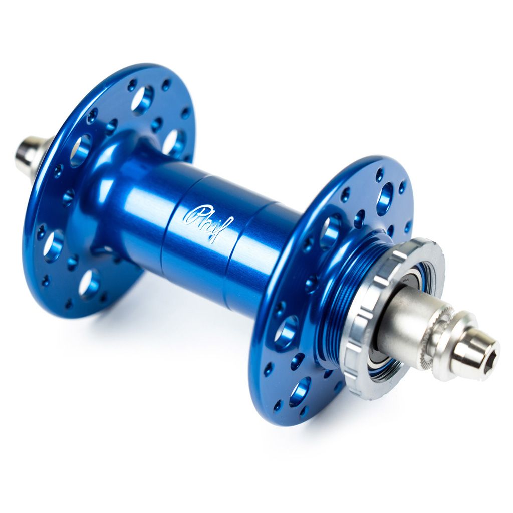 *PHILWOOD* Pro high flange track hub rear (blue)