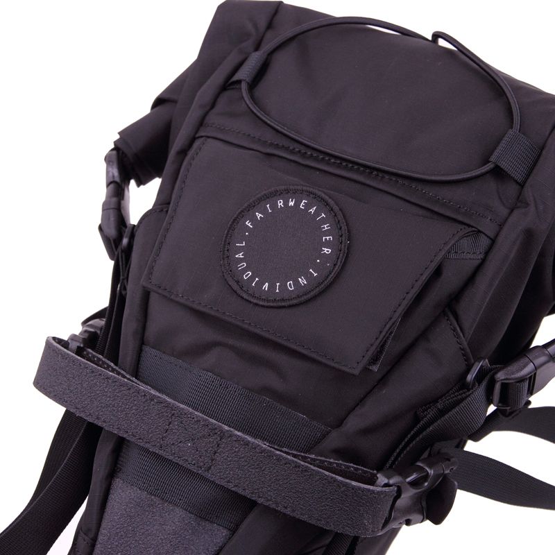 FAIRWEATHER* seat bag (black) - BLUE LUG GLOBAL ONLINE STORE