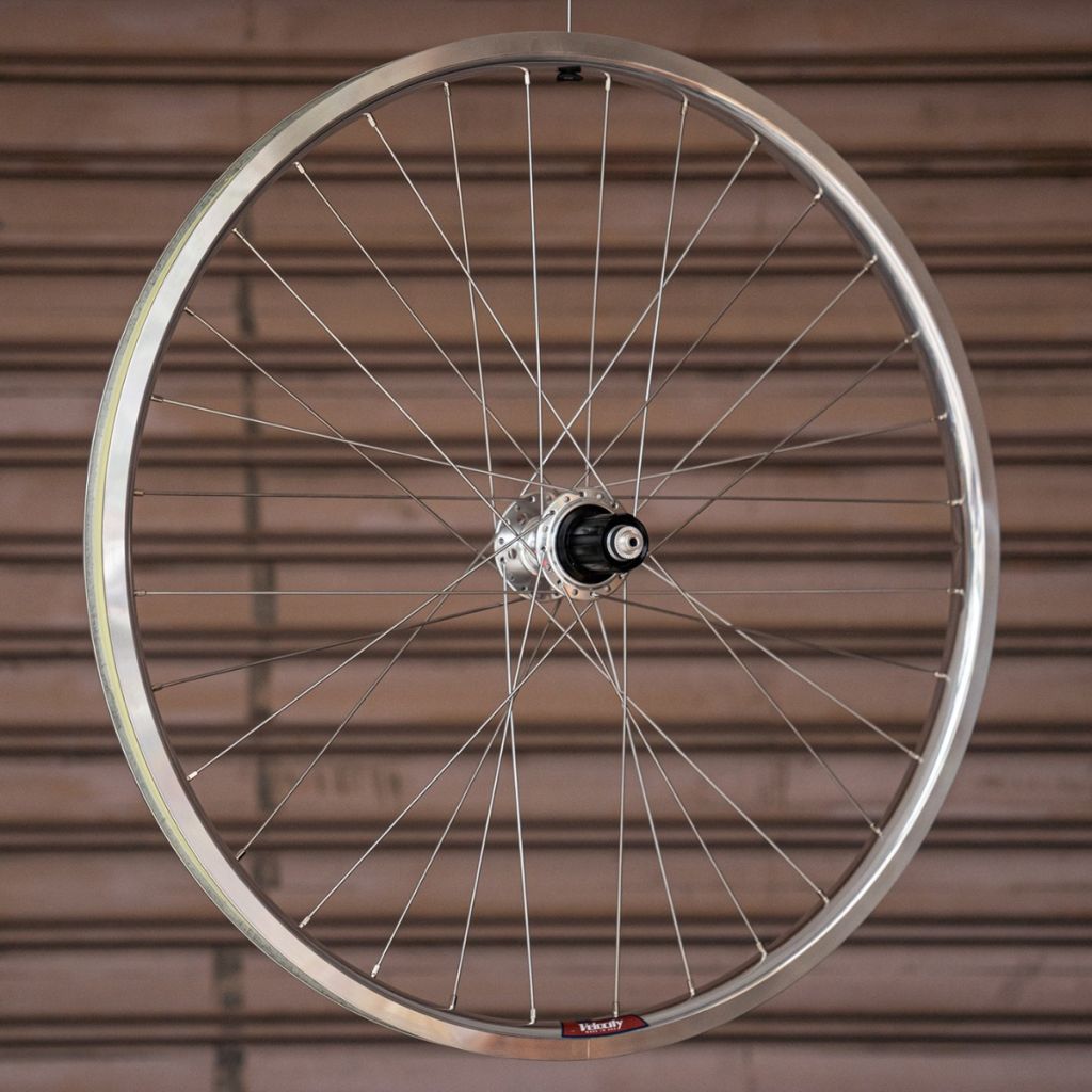 *VELOCITY×VELO ORANGE* cliffhanger disc wheel 650B rear (polish)