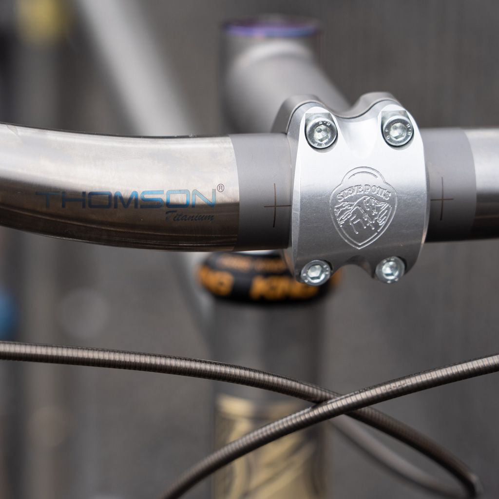 Titanium discount riser handlebars