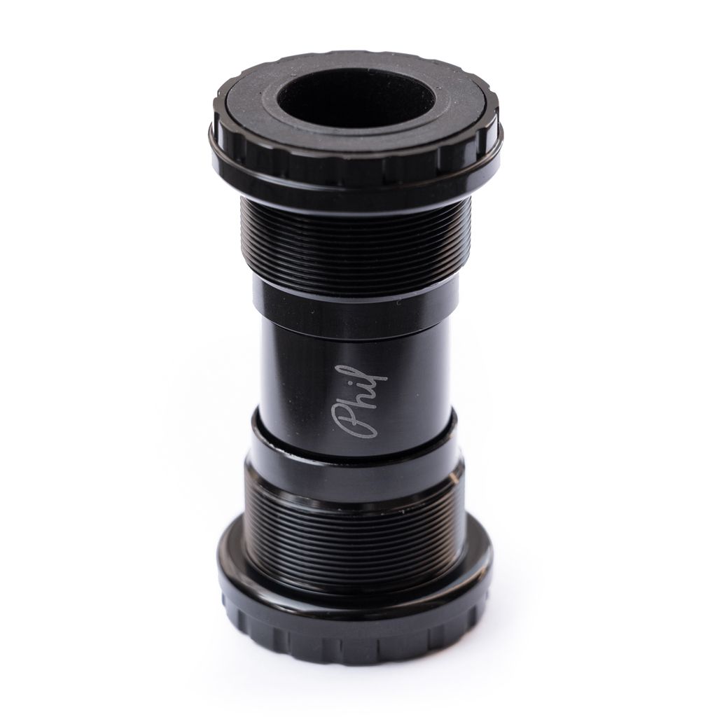 PHILWOOD* outboard bottom bracket (ITA/aluminum/black) - BLUE LUG