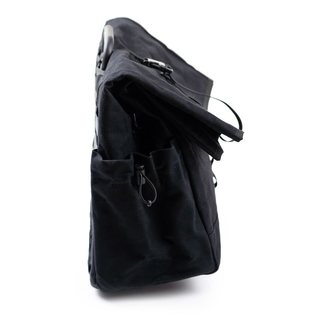 *FAIRWEATHER* brompton bag (wax black)