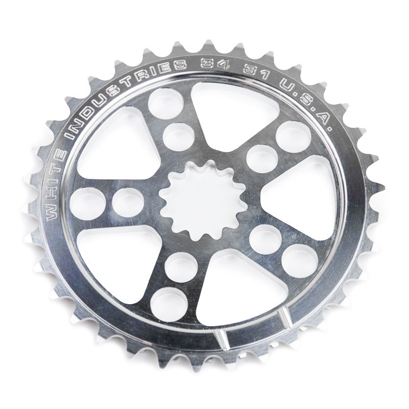 *WHITE INDUSTRIES* double/double chainring (silver)