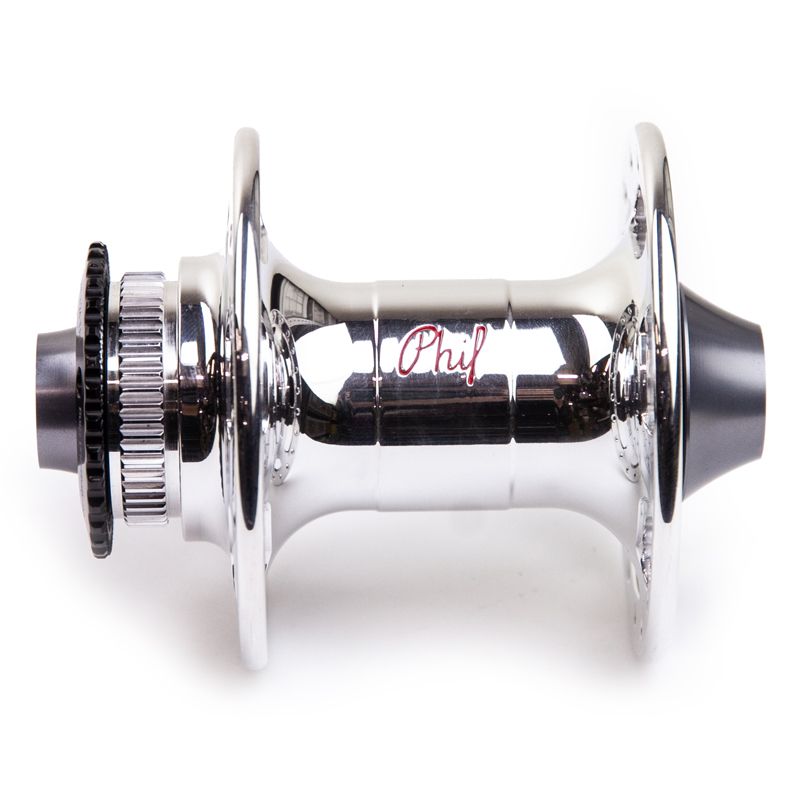 PHILWOOD* center lock disc hub front (thru-axle/silver