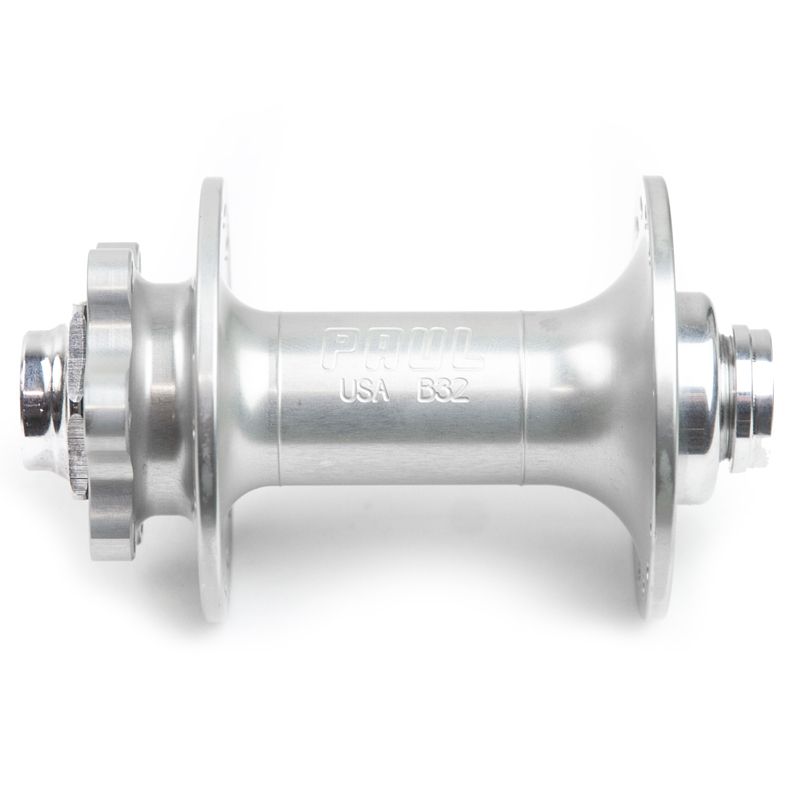 *PAUL* thru-axle disk F hub (silver)