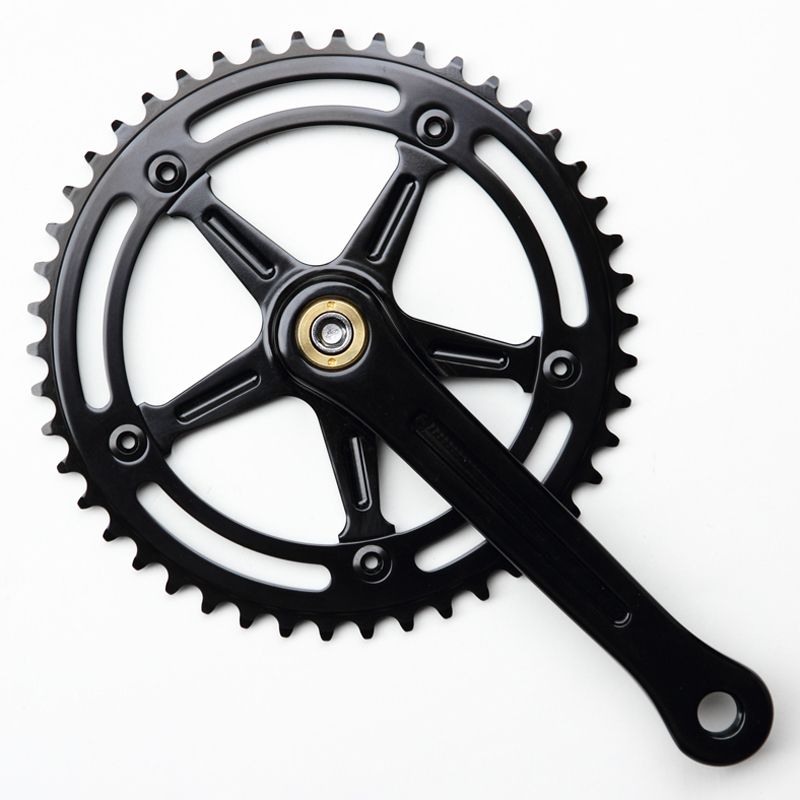 *BLUE LUG* RMC track crank set (all black)