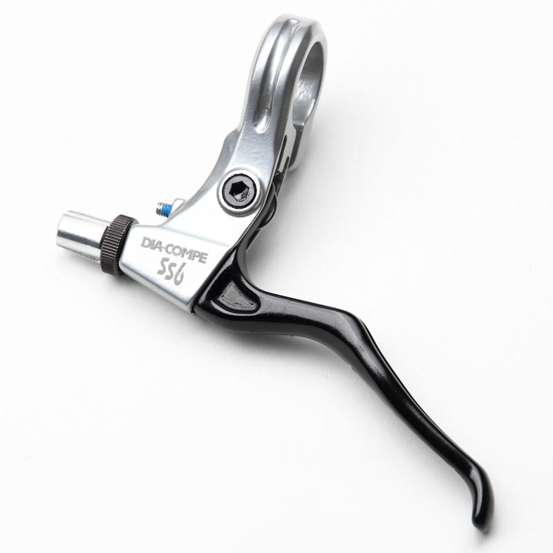 DIA-COMPE* SS-6 brake lever (silver/black) - BLUE LUG GLOBAL