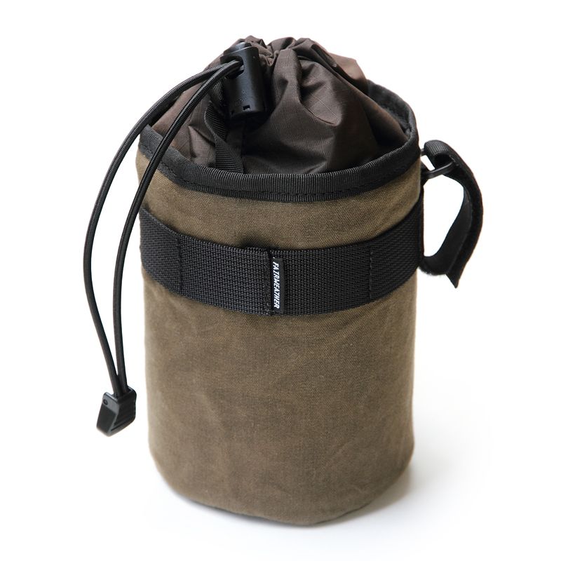 FAIRWEATHER* stem bag (wax brown) - BLUE LUG GLOBAL ONLINE STORE