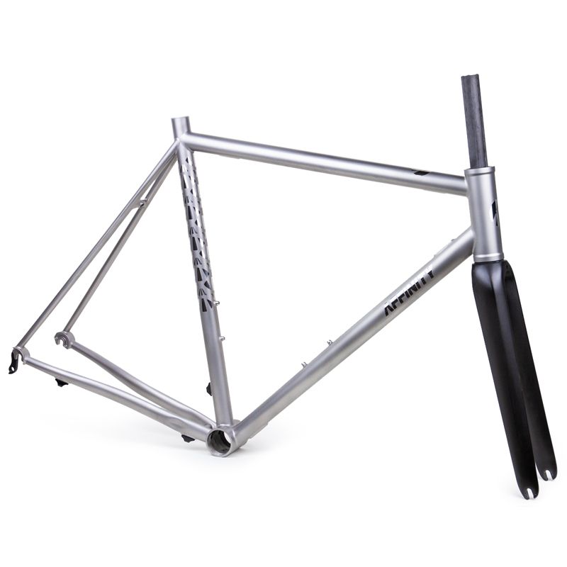 AFFINITY CYCLES anthem stainless road frame BLUE LUG GLOBAL