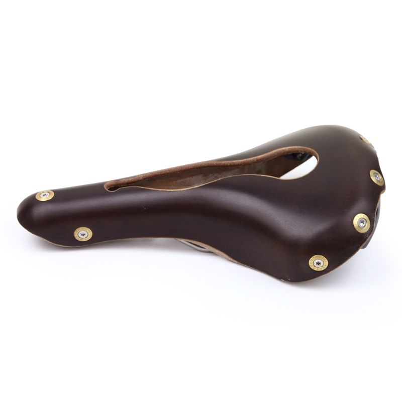 人気定番 leather open aspin BERTHOUD* saddle LUG BLUE - (brown) パーツ