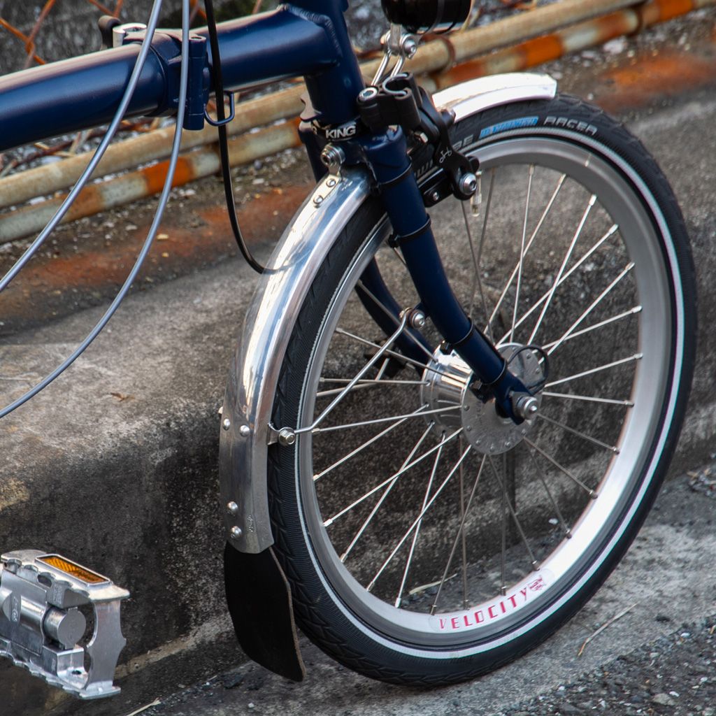 Gilles berthoud stainless steel top mudguards