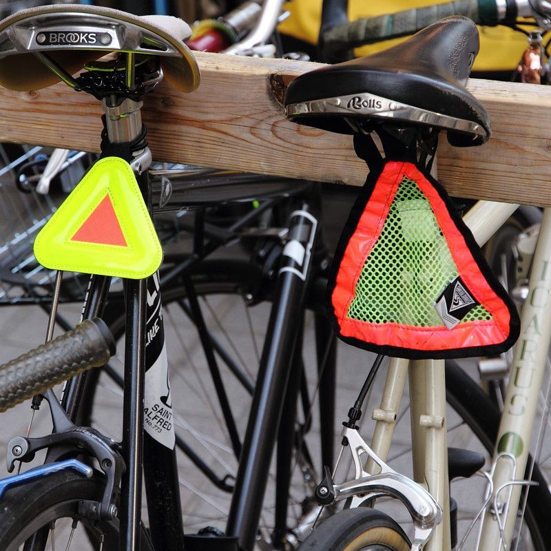 Triangle reflector bike online
