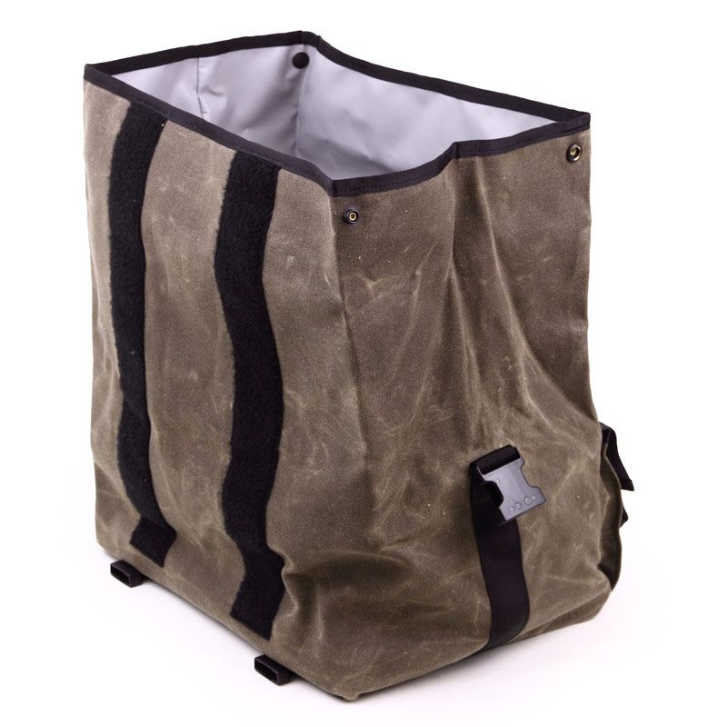 *ILE* porteur rack bag (waxed/tan)