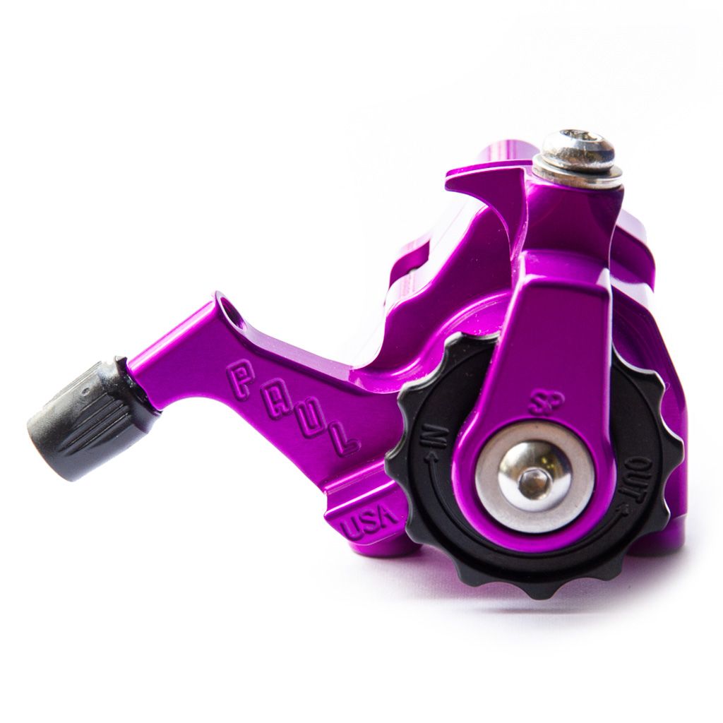 *PAUL* klamper flat mount disc calliper (purple/black)
