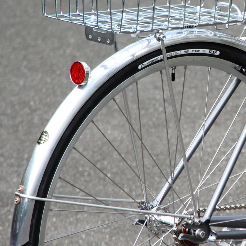 VELO ORANGE cru fender mounted reflector silver