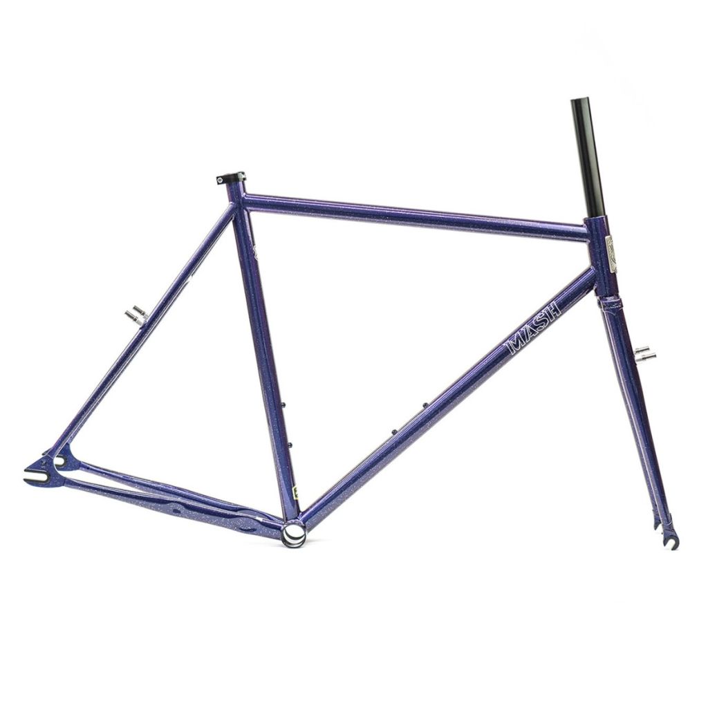 *MASH* steel frame set (purple/blue starry night)