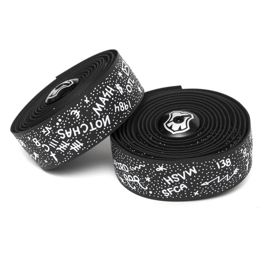 MASH chas bar tape end plug set black