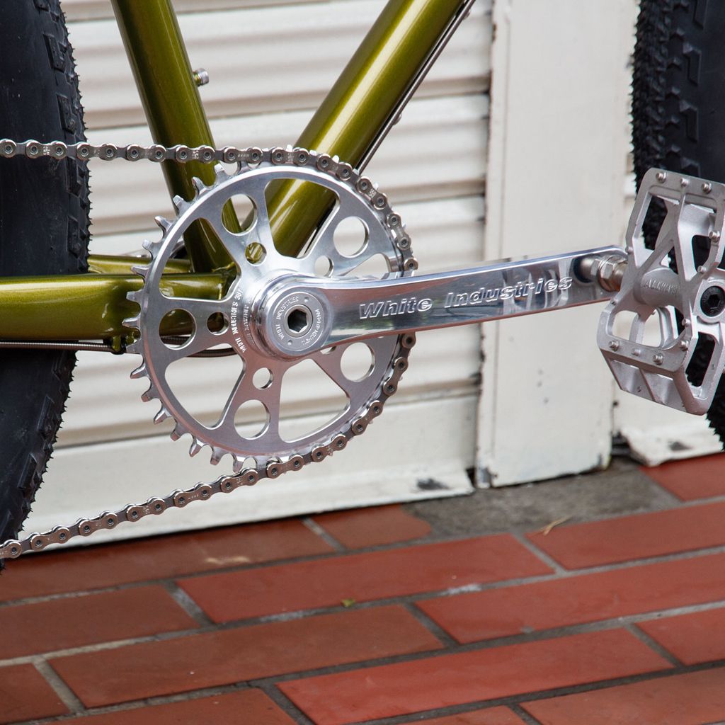 WHITE INDUSTRIES* MR30 chainring (silver) - BLUE LUG GLOBAL