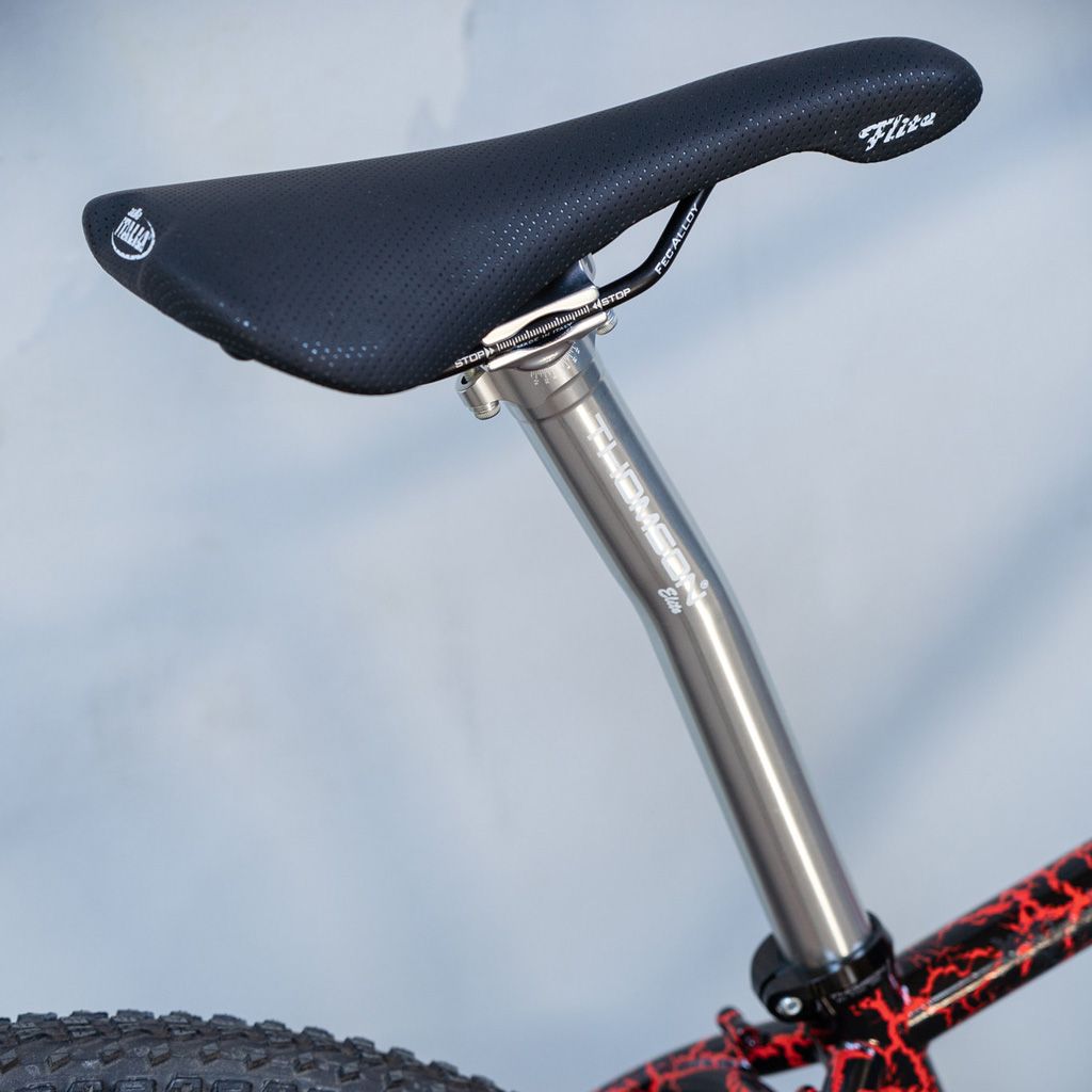 Laid back seatpost mountain bike on sale