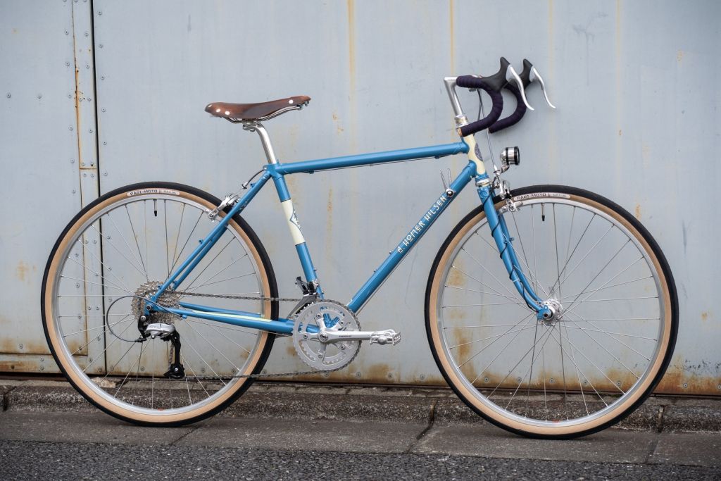 PACENTI×VELO ORANGE* brevet road wheel front (silver) - BLUE PACENTI×VELO ORANGE* brevet road wheel front (silver) - BLUE