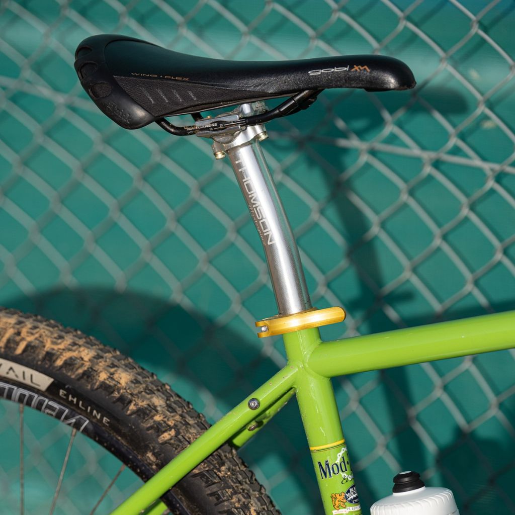 THOMSON* masterpiece setback seatpost (silver) - BLUE LUG