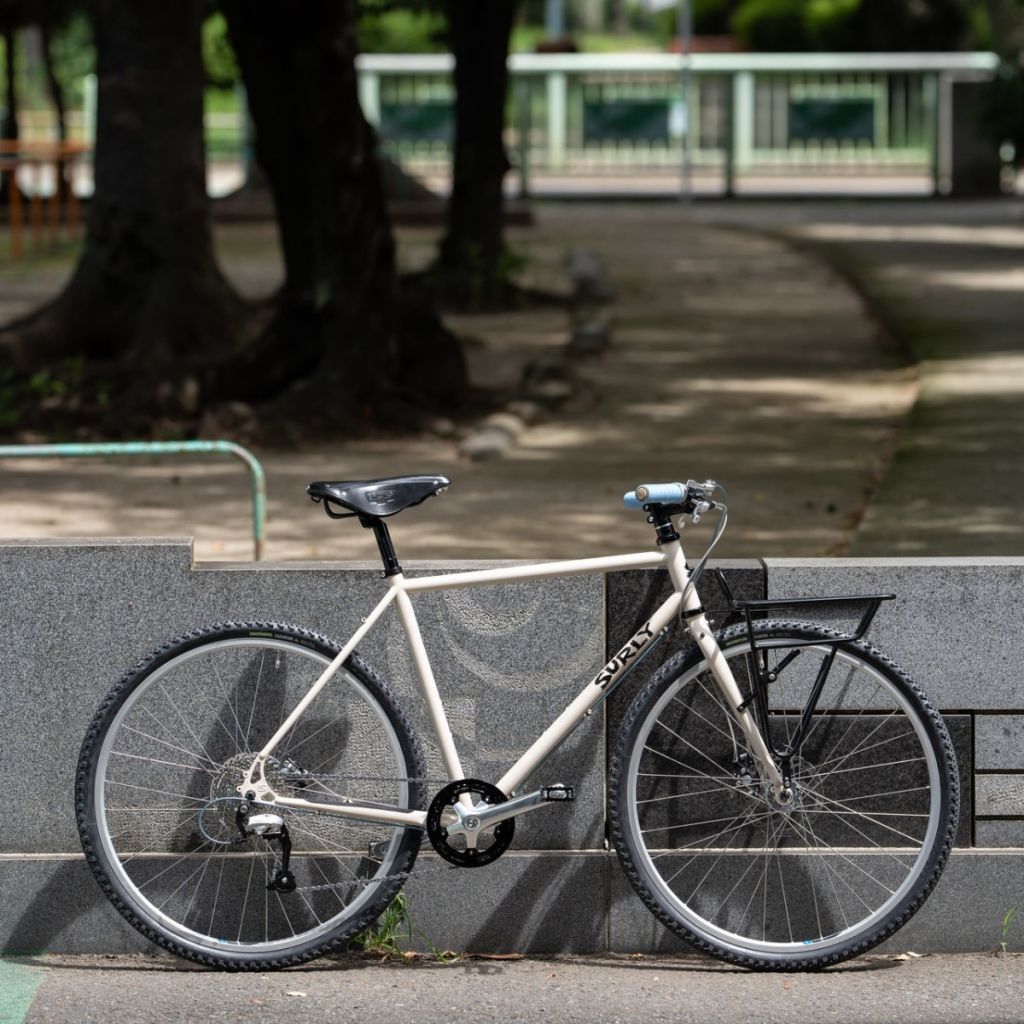SURLY* preamble CUSTOM complete bike (black) - BLUE LUG