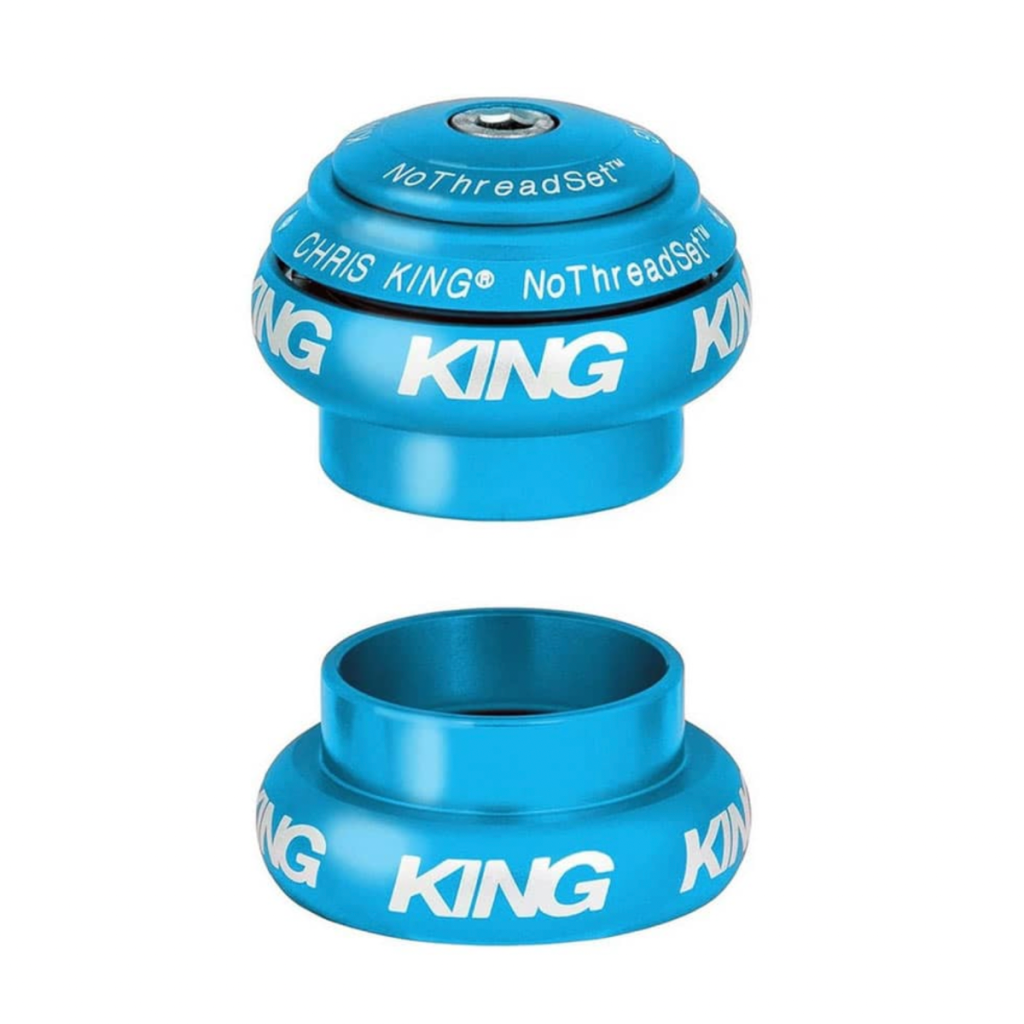 CHRIS KING* nothreadset 1 1/8 inch (matte turquoise) - BLUE