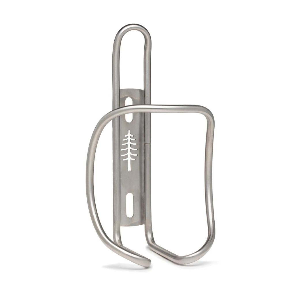 PDW zigzag bottle cage silver