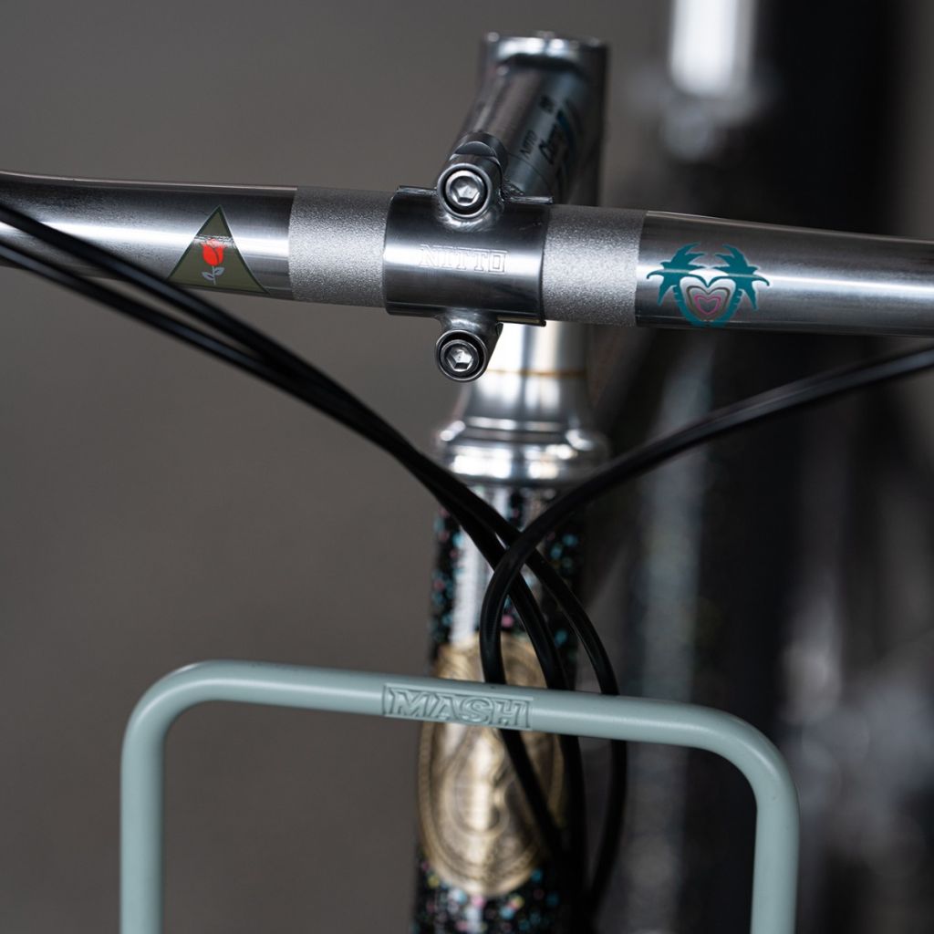 CRUST BIKES* ron's ortho bar (black) - BLUE LUG GLOBAL