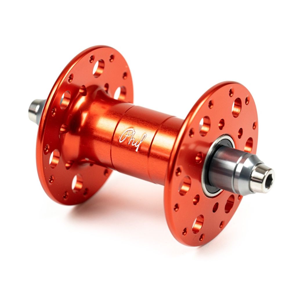 PHILWOOD* Pro high flange track hub set (LTD orange