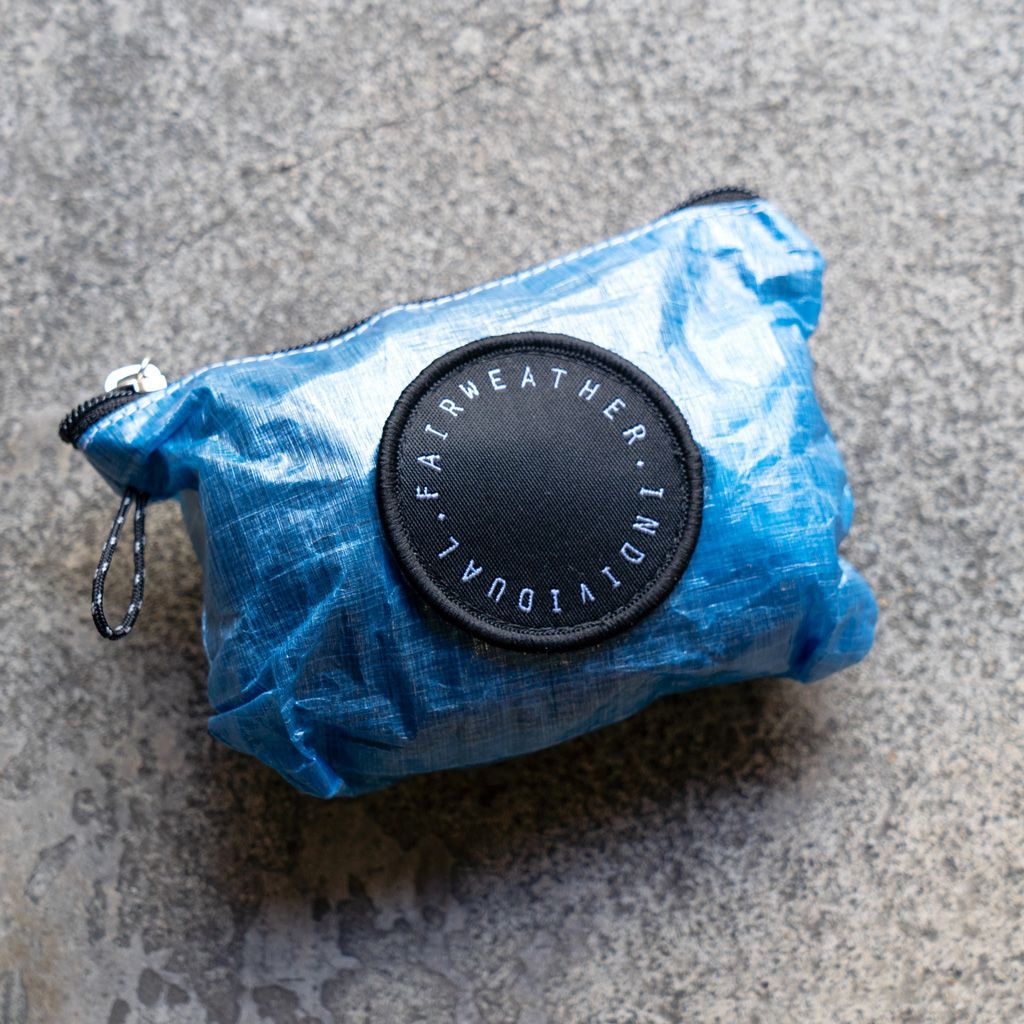 FAIRWEATHER* packable sacoche (dyneema blue) - BLUE LUG GLOBAL 