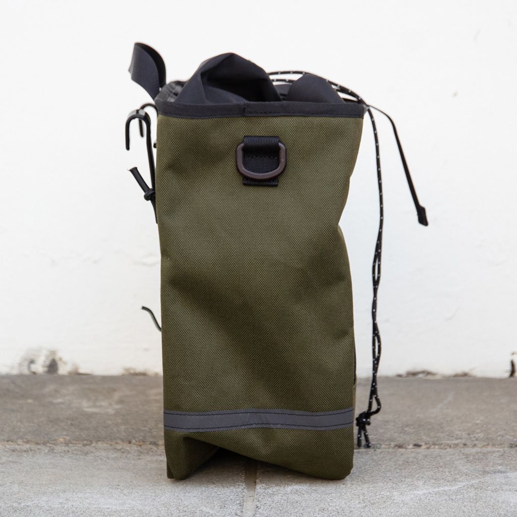 *BLUE LUG* grocery pannier (olive)