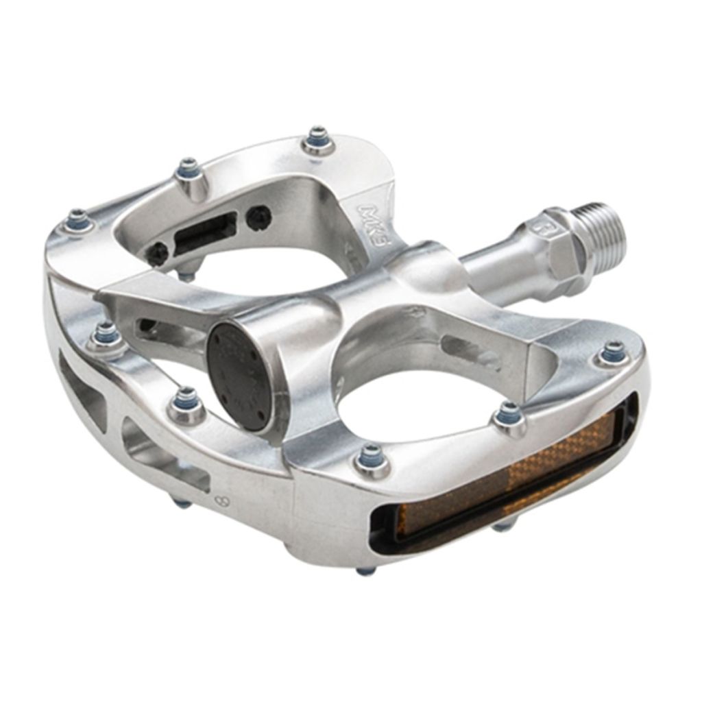Silver bike pedals deals