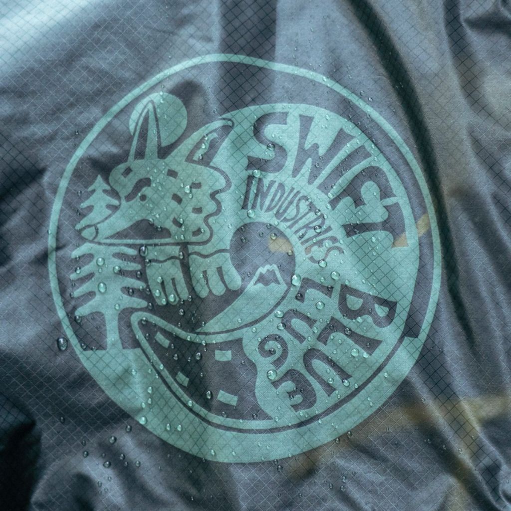 SWIFT INDUSTRIES×BLUE LUG* caldera collection packable rain